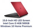 2016 Newest Dell Inspiron 15 Red Laptop (Intel Core i3 Processor, 4GB RAM, 500GB HDD, 15.6" HD Backlit LED Screen, DVD+/-RW, HDMI, Webcam, USB 3.0, Windows 10 Home Premium) Photo 2