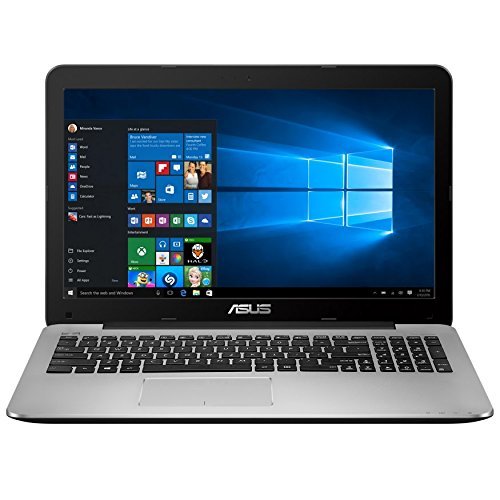 ASUS X555DA-WS11 15.6-inch Laptop (AMD Quad Core A10-8700P 1.8 GHz, Turbo to 3.2 GHz , 8GB GDDR3 RAM, 1000 GB Hard Drive, Windows 10), Dark Grey