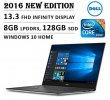2016 Newest Dell XPS 13 High Performance Laptop with 13.3" FHD Infinity Borderless Display, Intel Core i5-6200U Processor, 8GB RAM, 128GB SSD, 11 hours battery life, Backlit Keyboard, Windows 10 Photo 9