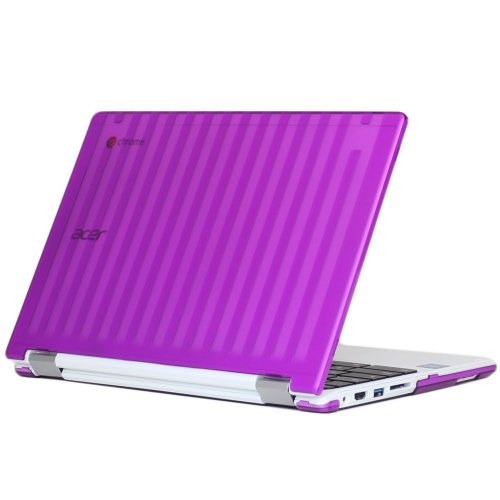 iPearl mCover Hard Shell Case for 11.6" Acer Chromebook R11 CB5-132T / C738T series ( NOT compatible with Acer C720/C730/C740/CB3-111/CB3-131 series ) Convertible Laptop (Purple)