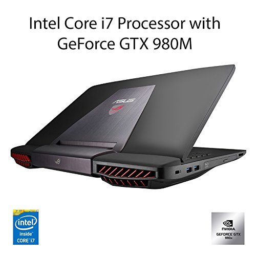 ASUS ROG G751JY-VS71(WX) 17-Inch Gaming Laptop, Nvidia GeForce GTX 980M , 16 GB RAM, 1 TB HDD (Win 10 Version)
