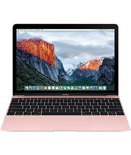 Apple MacBook MMGL2LL/A 12-Inch Laptop with Retina Display Rose Gold, 256 GB) NEWEST VERSION