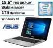 Asus Premium 15.6" Full HD High Performance Laptop 2016 Flagship Edition, Intel Core i7-5500U 3GHz, 8GB Ram, 1TB HDD, DVD Burner, HDMI, VGA, Webcam, Windows 10 Photo 7