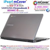 iPearl mCover Hard Shell Case for 11.6" Samsung Chromebook 3 XE500C13 series ( NOT Compatible with older XE303C12 / XE500C12 / XE503C12 models ) laptop - Chromebook 3 XE500C13 (Clear)