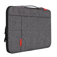 iCozzier 13 - 13.3 Inch Laptop Sleeve, Handle Strap Carrying Case Handbag Protective Bag for 13" Macbook Air / Macbook Pro / Other Laptop- Dark Gray