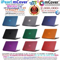 iPearl mCover Hard Shell Case for 2016 11.6" HP Chromebook 11 G5 / V011DX / V012NR laptops ( NOT compatible with older HP Chromebook 11 G1 / G2 / G3 / G4 / G4 EE models) (Green)