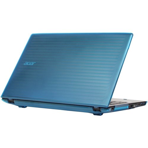 iPearl mCover Hard Shell Case for 15.6" Acer Aspire E 15 E5-575 / E5-575G series Windows Laptop (Aqua)