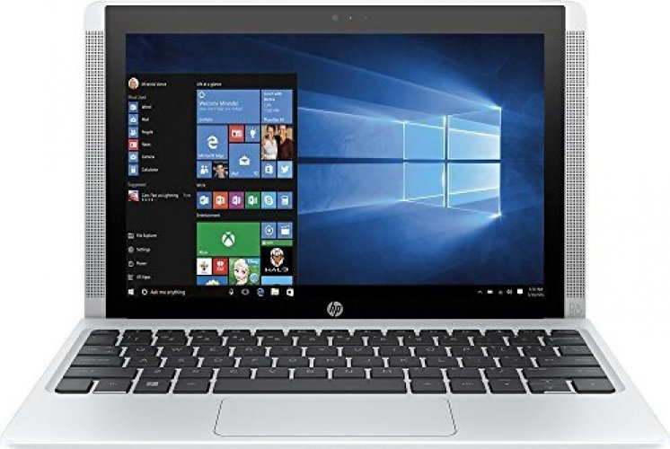 HP Pavilion x2 Detachable Premium Laptop PC 10.1 Inch HD IPS Touchscreen Intel Quad-Core Atom x5-Z8300 32GB eMMC SSD 2GB RAM 802.11ac Wifi Bluetooth Windows 10-Silver