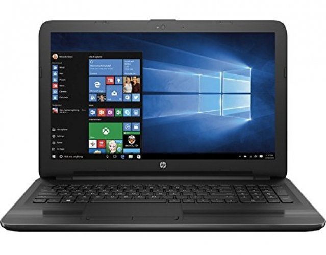 HP 15.6" Premium Flagship Laptop PC, Quad-Core AMD E2-7110 APU 1.8GHz, 4GB DDR3, 500GB HDD, AMD Radeon R2, Super DVD Burner, WLAN, HDMI, Webcam, Windows 10