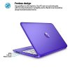 HP Stream 11 11.6 inch Premium Flagship Laptop Computer, Intel Celeron N3060 1.6GHz, 4GB RAM, 32GB eMMC drive, 802.11ac WiFi, USB 3.1 port, Windows 10 Home, Purple (Certified Refurbished) Photo 2