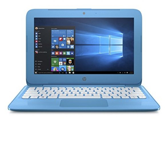 2017 HP Stream 14 inch HD Premium Flagship Laptop, Intel Celeron Core up to 2.48GHz, 4GB RAM, 32GB SSD, 802.11b/g/n, Bluetooth, Webcam, USB 3.0, Windows 10 Home, Blue (Certified Refurbished)