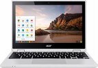 2017 Newest Acer Premium R11 11.6" Convertible 2-in-1 HD IPS Touchscreen Chromebook - Intel Quad-Core Celeron N3160 1.6GHz, 4GB RAM, 32GB eMMC, Bluetooth, HD Webcam, HDMI, USB 3.0, Chrome OS - White Photo 1