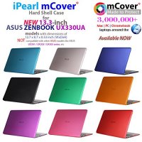 mCover Hard Shell Case for 13.3-inch ASUS ZENBOOK UX330UA series (NOT fitting UX305 series) laptop (Aqua)
