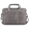 12.9 - 13.3 Inch Laptop/Tablet Messenger Bag Evecase Classic Padded Briefcase Carrying Case with Handle and Strap for Notebook Chromebook, Ultrabook, Macbook Air, 13.3 / iPad Pro 12.9 Tablet - Gray