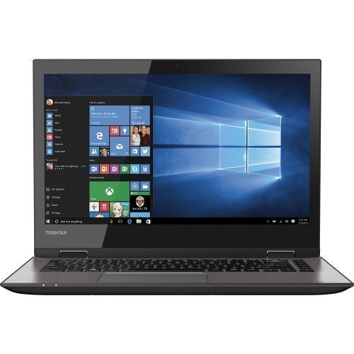 Toshiba Radius 14" Touch-screen Laptop - 5th Gen Intel Core / 6GB Memory / 500GB HD/ Webcam / Windows 10 Brushed Black/Brushed Metal