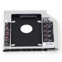 HIGHROCK Hard Drive Caddy Tray 9.5mm Universal SATA 2nd HDD HD SSD Enclosure Hard Drive Caddy Case Tray, for 9.5mm Laptop CD / DVD-ROM Optical Bay Drive Slot (for SSD and HDD)