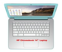 CaseBuy Ultra Thin Keyboard Silicone Protector Skin Cover for 14" HP Chromebook 14-Inch Laptop US Version (Semi-Violet)