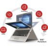 2016 Newest Toshiba Satellite Radius 11.6" 2-in-1 Touchscreen Convertible Laptop (Intel Quad-Core Pentium N3700, 4GB RAM, 500GB HDD, No DVD, Bluetooth, Webcam, WiFi, HDMI, Windows 10) - Satin Gold Photo 2