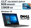 Dell XPS13 13.3-Inch FHD IPS Infinity Borderless Display Laptop, (Intel Core i5-6200U, 8GB RAM, 128GB SSD, Backlit Keyboard, Windows 10) Photo 7